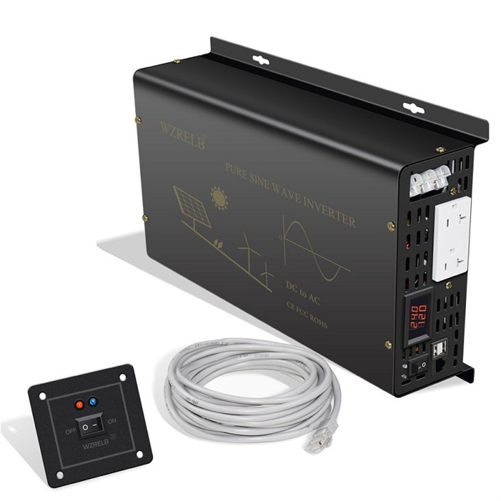 Inversor con control remoto por cable